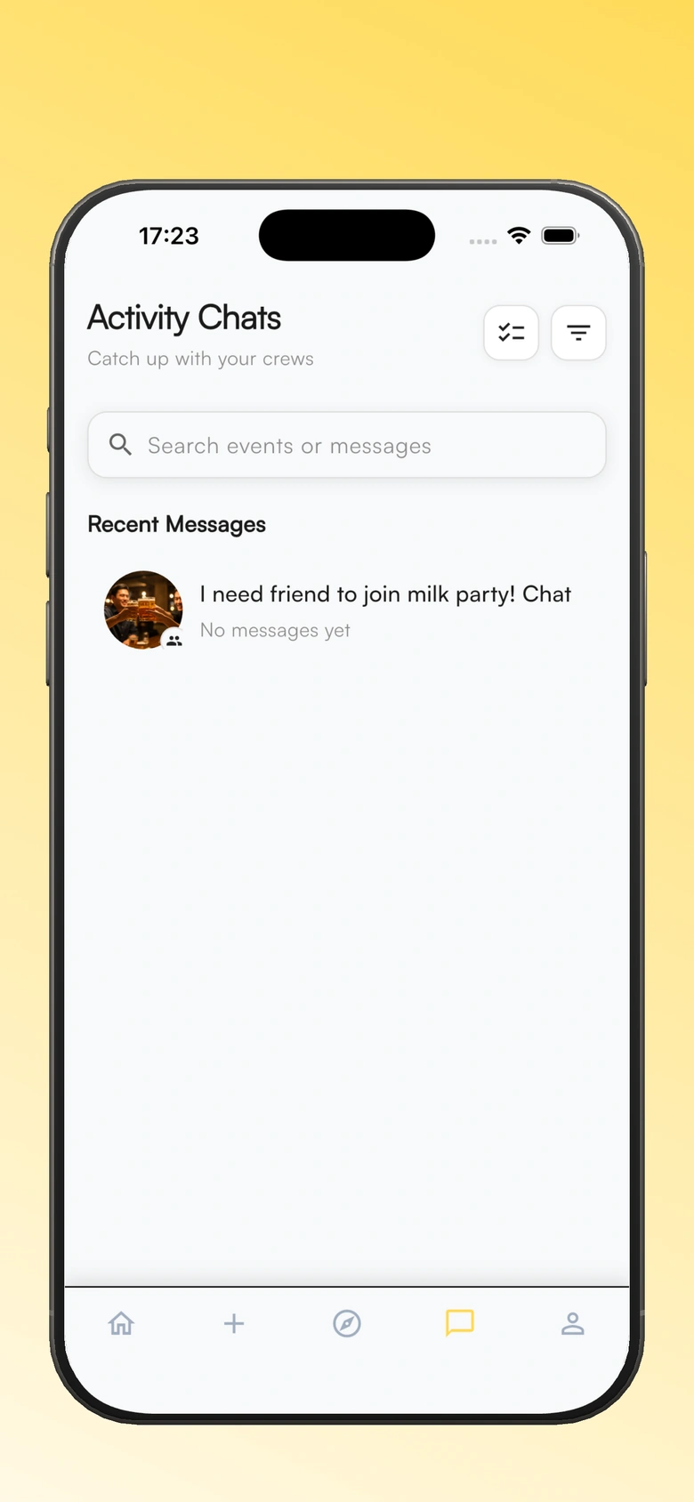 B-Drink แชตกลุ่ม screen